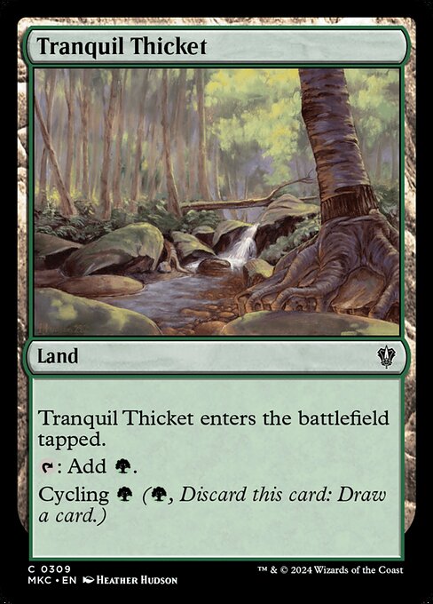 Tranquil Thicket - Murders at Karlov Manor Commander - 309
