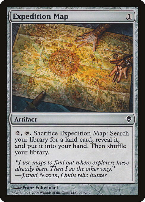 Expedition Map - Zendikar - 201