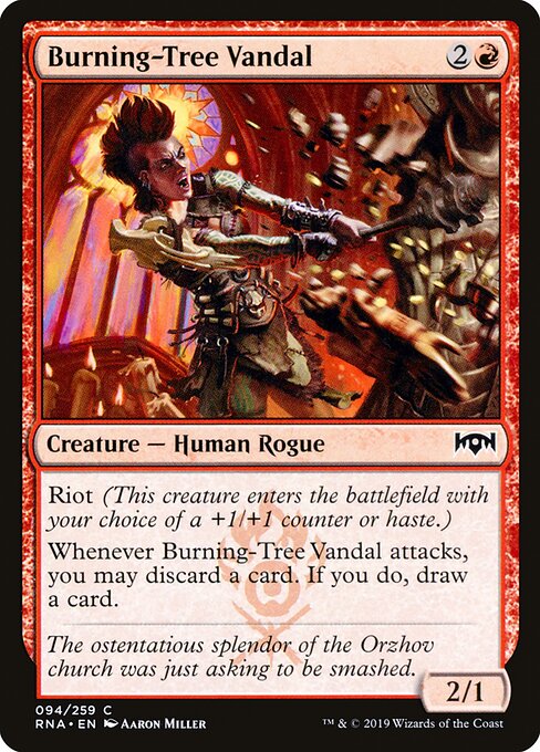 Burning-Tree Vandal - Ravnica Allegiance - 94