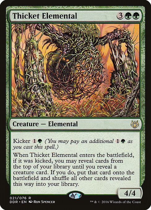 Thicket Elemental - Duel Decks: Nissa vs. Ob Nixilis - 21