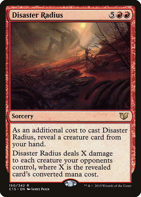 Disaster Radius - Commander 2015 - 150