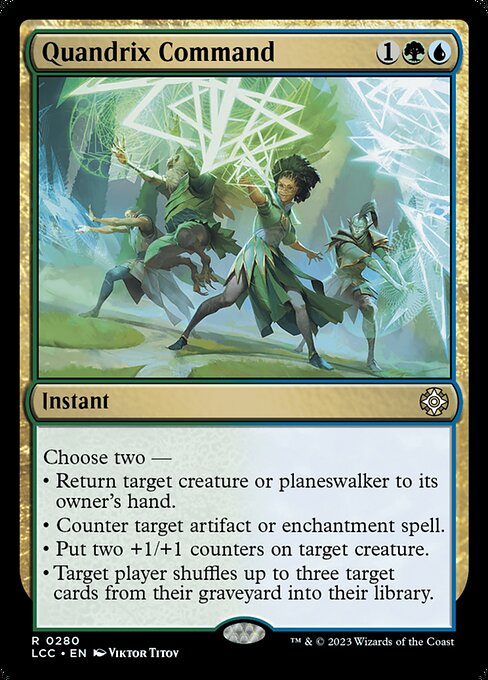 Quandrix Command - The Lost Caverns of Ixalan Commander - 280