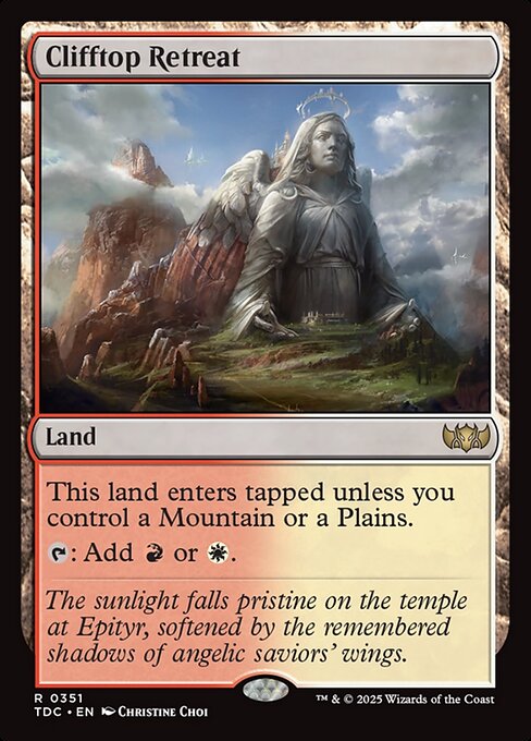 Clifftop Retreat - Tarkir: Dragonstorm Commander - 351