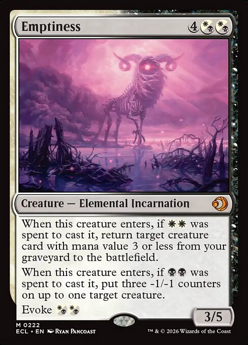 Emptiness - Lorwyn Eclipsed - 222