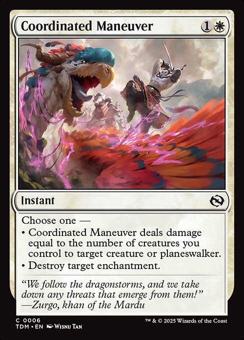 Coordinated Maneuver - Tarkir: Dragonstorm - 6
