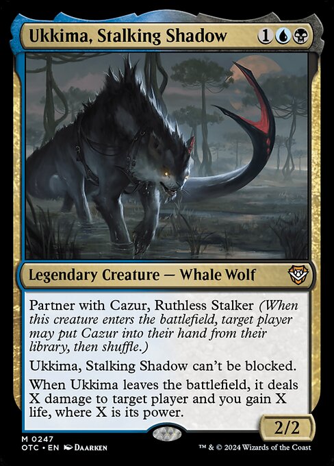 Ukkima, Stalking Shadow - Outlaws of Thunder Junction Commander - 247