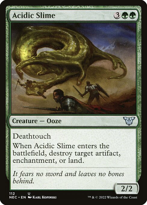 Acidic Slime - Neon Dynasty Commander - 112