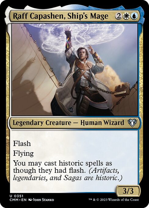 Raff Capashen, Ship's Mage - Commander Masters - 351