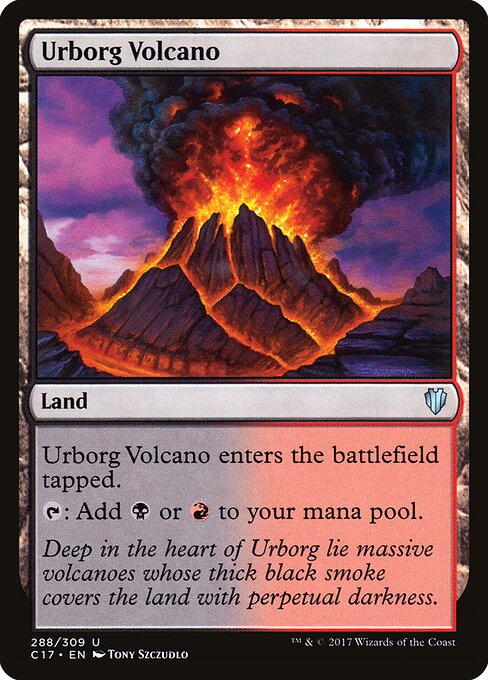 Urborg Volcano - Commander 2017 - 288
