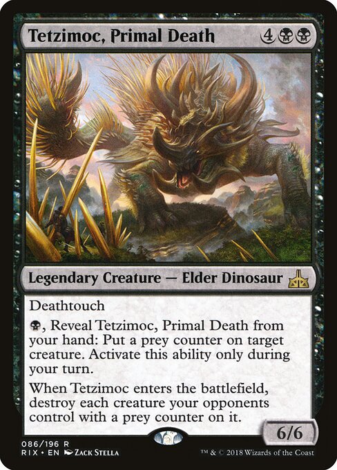 Tetzimoc, Primal Death - Rivals of Ixalan - 86