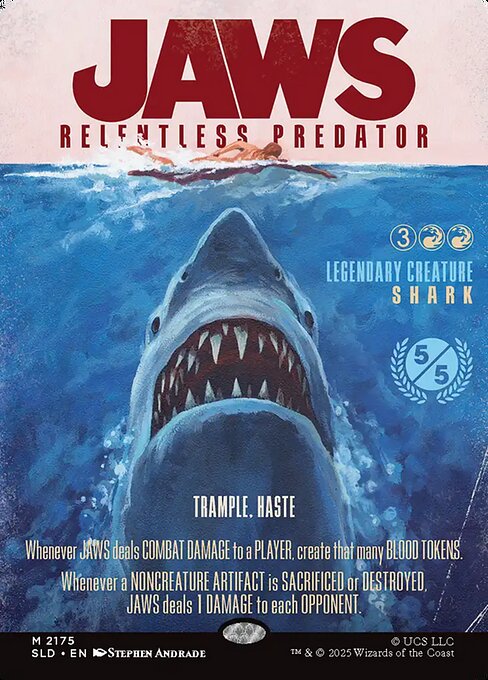 Jaws, Relentless Predator - Secret Lair Drop - 2175