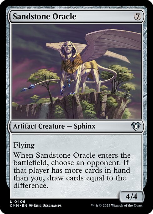Sandstone Oracle - Commander Masters - 406