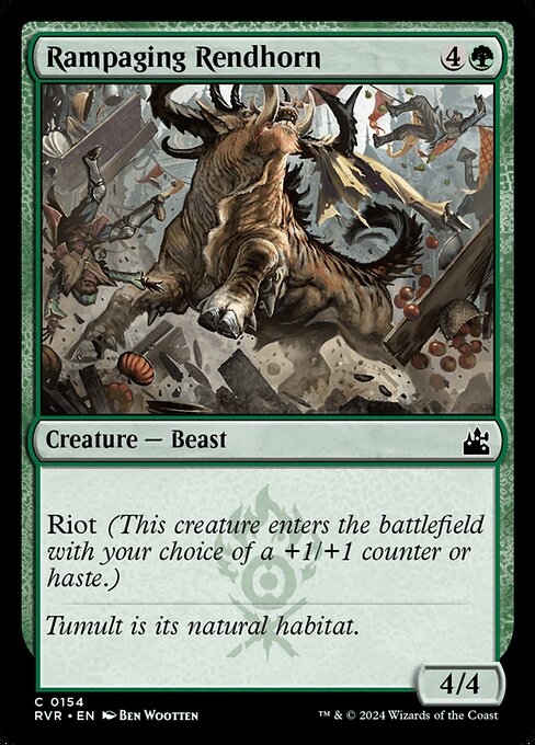 Rampaging Rendhorn - Ravnica Remastered - 154