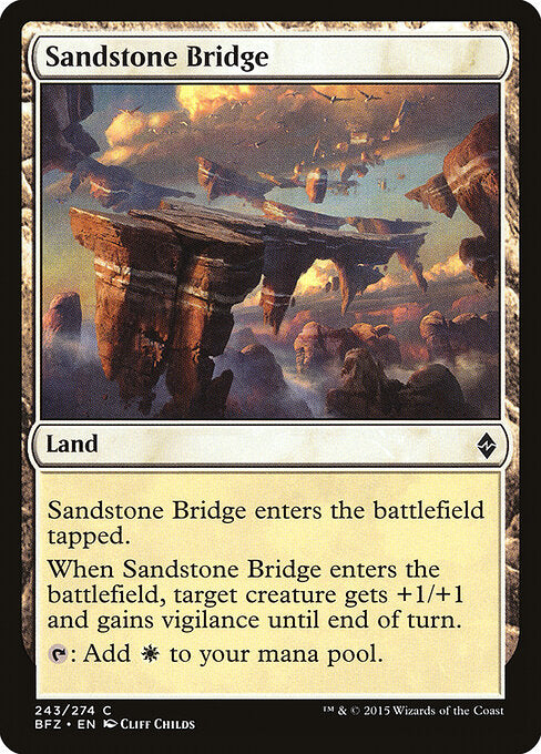 Sandstone Bridge - Battle for Zendikar - 243