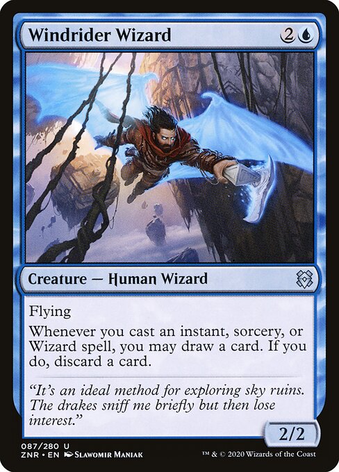Windrider Wizard - Zendikar Rising - 87