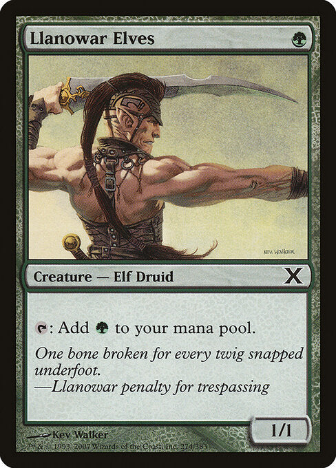 Llanowar Elves - Tenth Edition - 274
