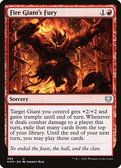 Fire Giant's Fury - Kaldheim - 389