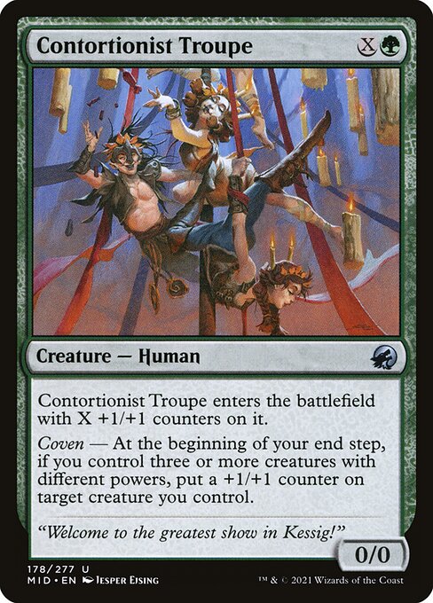 Contortionist Troupe - Innistrad: Midnight Hunt - 178
