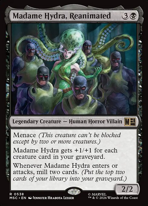 Madame Hydra, Reanimated - Marvel Super Heroes Commander - 538