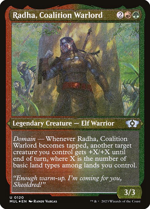 Radha, Coalition Warlord - Multiverse Legends - 120