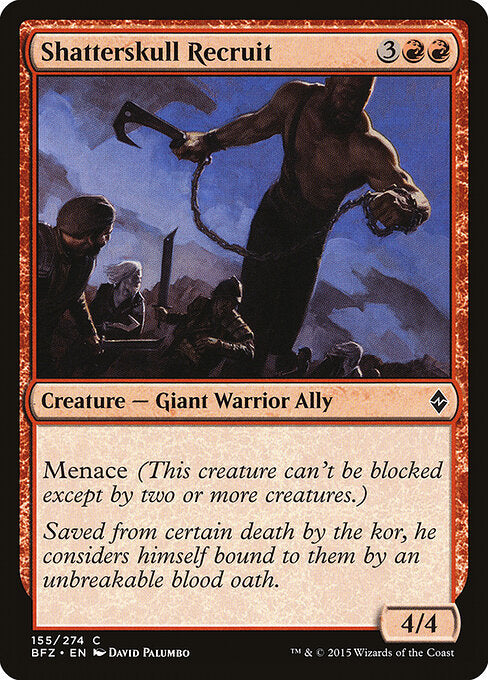 Shatterskull Recruit - Battle for Zendikar - 155