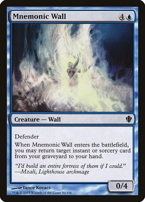 Mnemonic Wall - Commander 2013 - 50