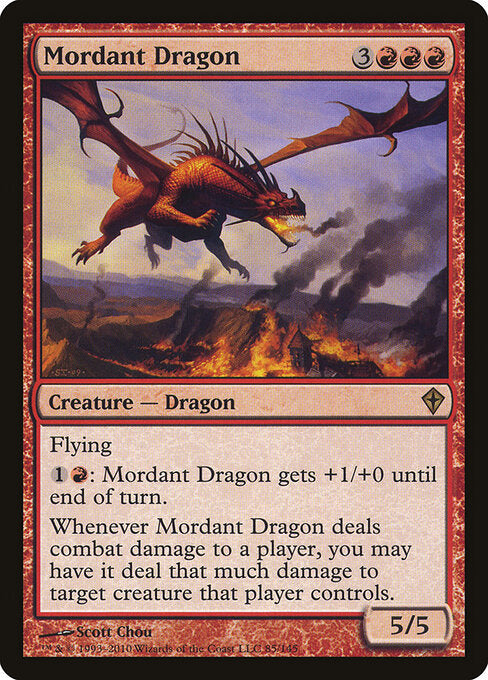 Mordant Dragon - Worldwake - 85