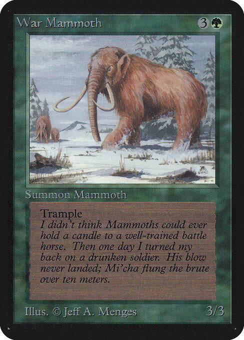 War Mammoth - Limited Edition Alpha - 227