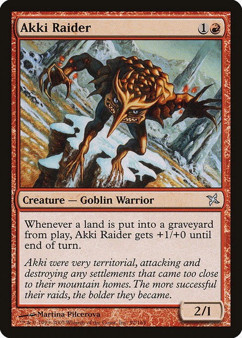 Akki Raider - Betrayers of Kamigawa - 92