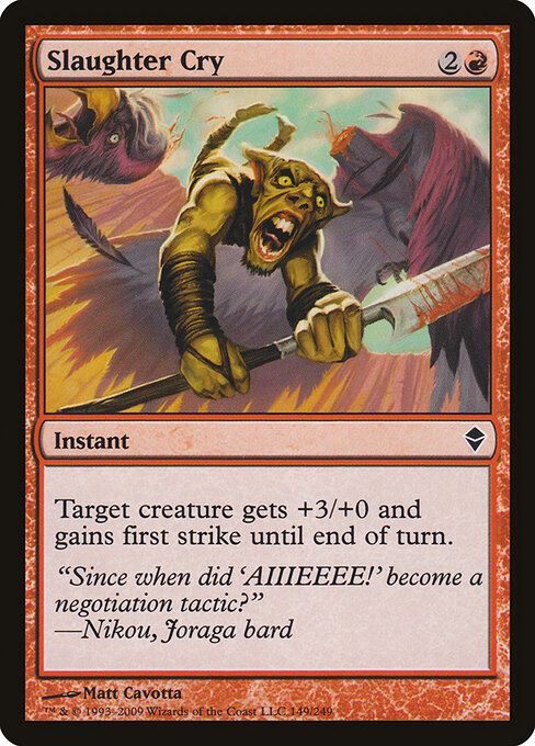 Slaughter Cry - Zendikar - 149