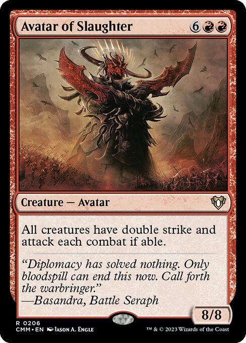 Avatar of Slaughter - Commander Masters - 206