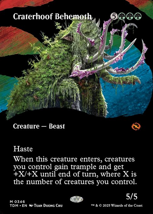 Craterhoof Behemoth - Tarkir: Dragonstorm - 346