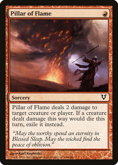 Pillar of Flame - Avacyn Restored - 149