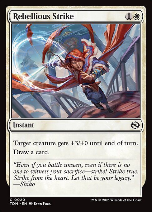 Rebellious Strike - Tarkir: Dragonstorm - 20