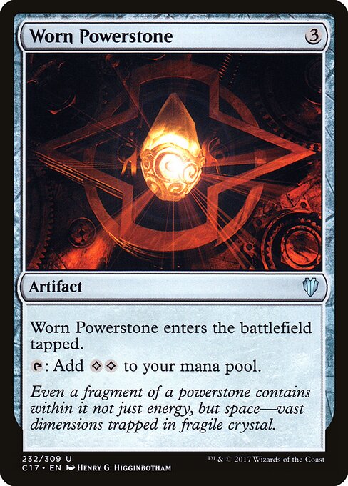 Worn Powerstone - Commander 2017 - 232
