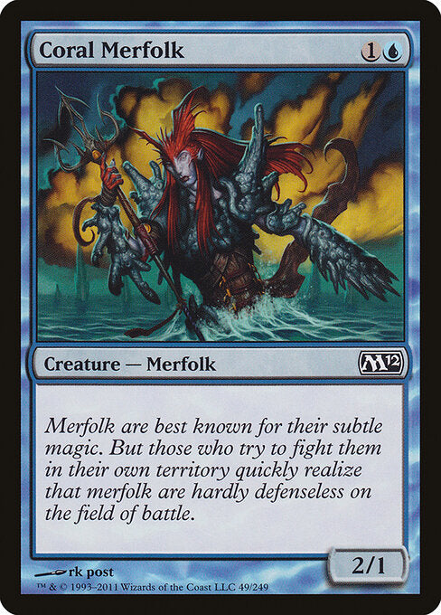 Coral Merfolk - Magic 2012 - 49