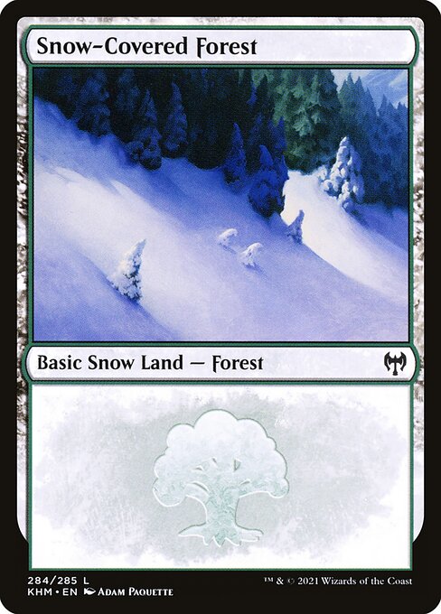 Snow-Covered Forest - Kaldheim - 284
