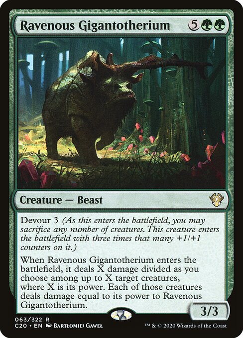 Ravenous Gigantotherium - Commander 2020 - 63