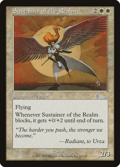 Sustainer of the Realm - Urza's Legacy - 23