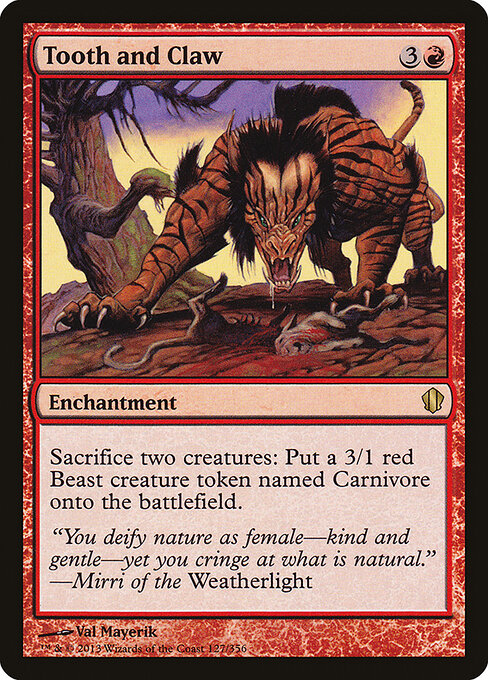 Tooth and Claw - Commander 2013 - 127