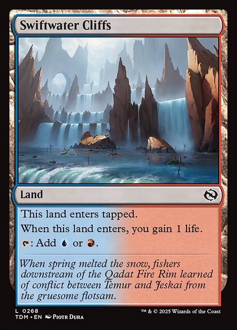 Swiftwater Cliffs - Tarkir: Dragonstorm - 268