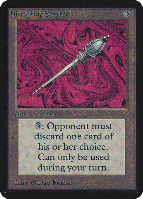 Disrupting Scepter - Limited Edition Alpha - 242