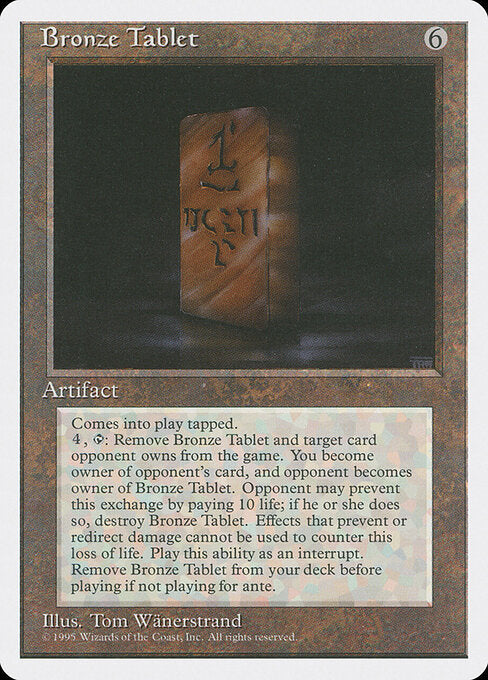 Bronze Tablet - Fourth Edition - 303
