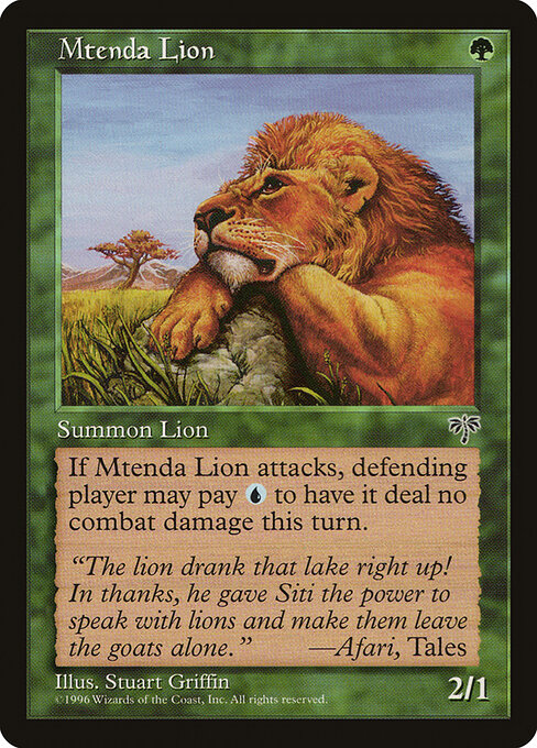 Mtenda Lion - Mirage - 230
