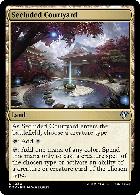 Secluded Courtyard - Commander Masters - 1030