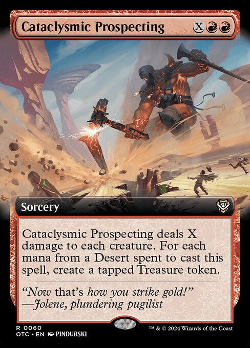 Cataclysmic Prospecting - Outlaws of Thunder Junction Commander - 60