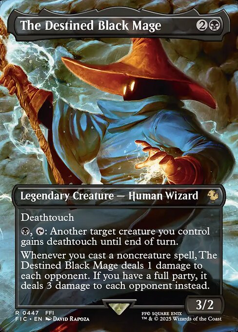 The Destined Black Mage - Final Fantasy Commander - 447