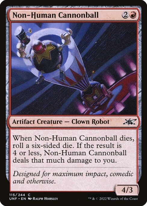 Non-Human Cannonball - Unfinity - 115