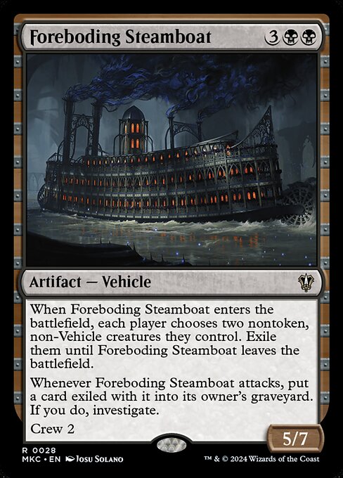 Foreboding Steamboat - Murders at Karlov Manor Commander - 28