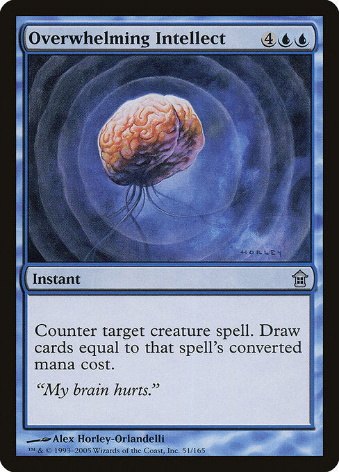 Overwhelming Intellect - Saviors of Kamigawa - 51